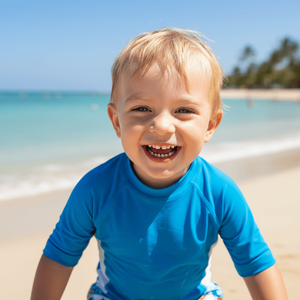 Original photo of a child